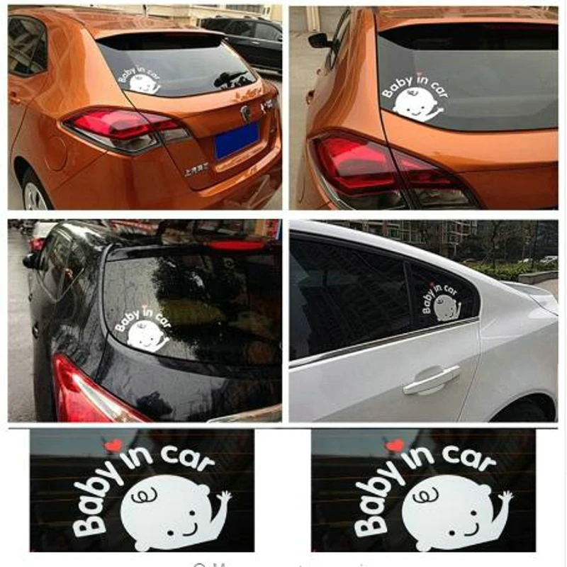 Car Stickers 3D Kids On Board Stickers and Decals Car Styling Funny Sticker On Cars Window Decoration Vinyl Decal Car sticker