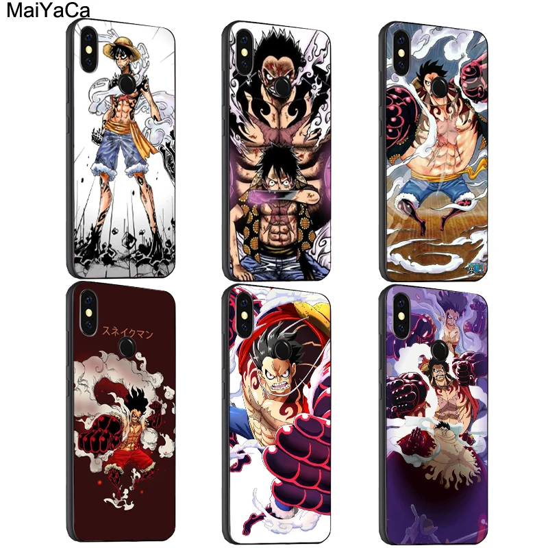 

MaiYaCa One Piece Luffy Gear 4 Case For Xiaomi Redmi S2 6 6A 6pro 4X Note 5 Pro 5A 7 Mi 8 9 6X A2 Mix 2s Max 2 3 F1