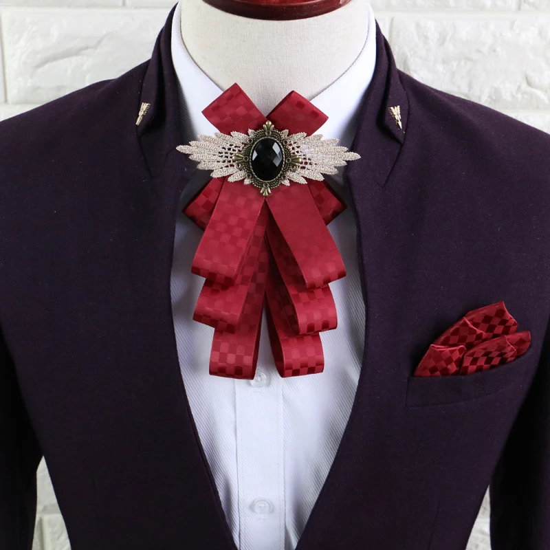 Cravatta moda sposo diamante papillon pacchetto quadrato matrimonio regali  per feste di compleanno elegante farfalla filato di seta Gravata  papillon|diamond bow tie|bow tiebow tie fashion - AliExpress