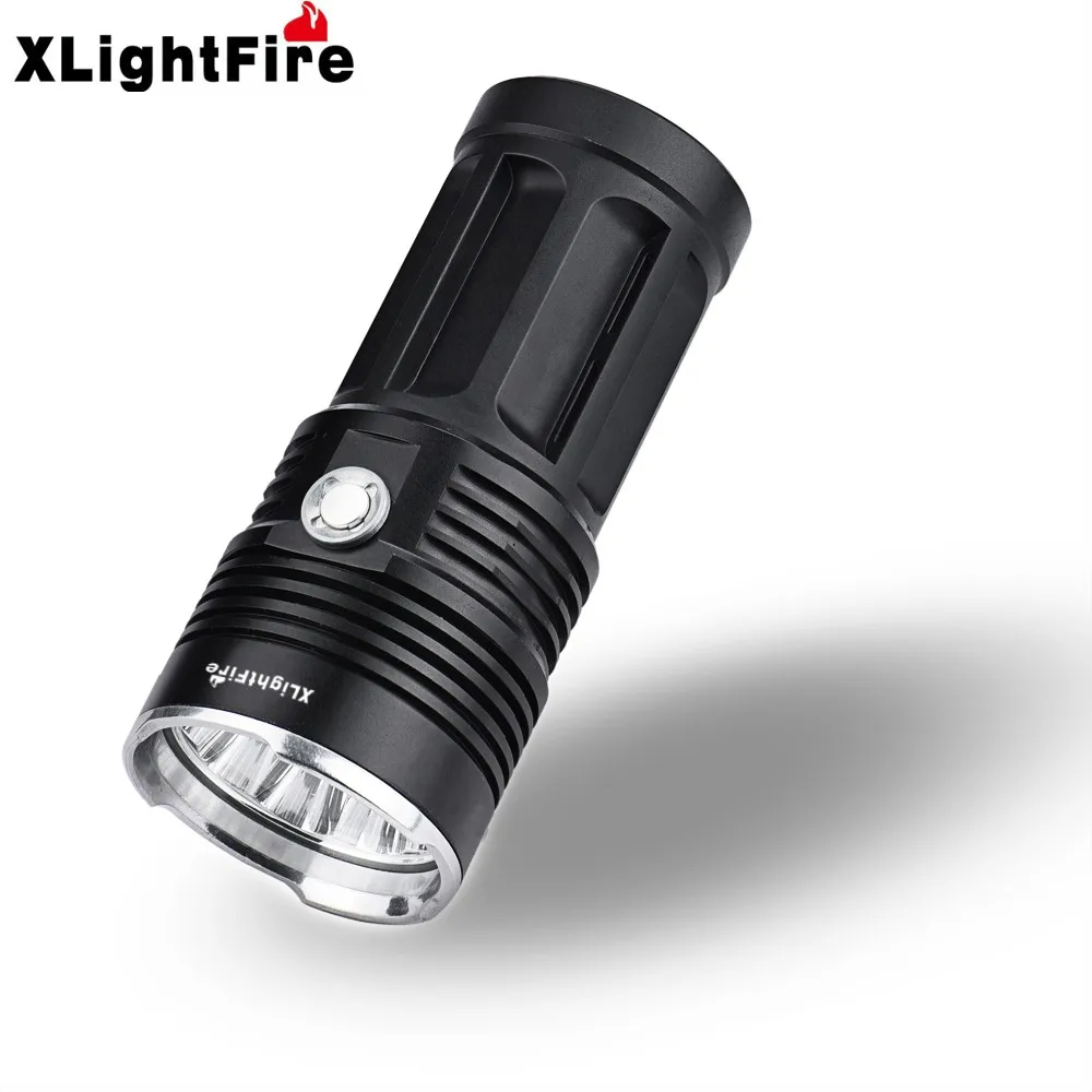 XLight 25000LM 10 x CREE XM-L T6 светодиодный Охота фонарик 4x18650 лампы факел фонарями 18650 Перезаряжаемые Батарея супер bright2018