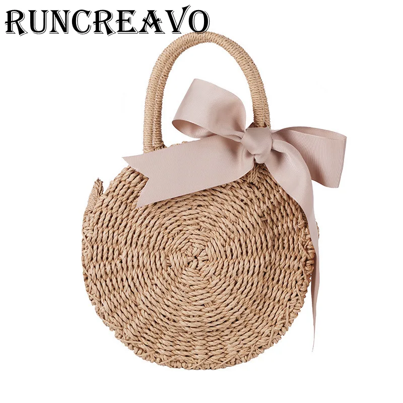 

Famous Brand Ladies Rattan Beach Bag Wicker Straw Bag Summer Crossbody Bags For Women 2018 Luxury Handbags Women Bags Designer