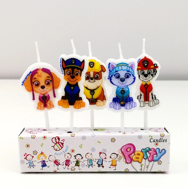PAW Patrol одноразовые чашки кружки свечи тема мультфильма для детей день рождения