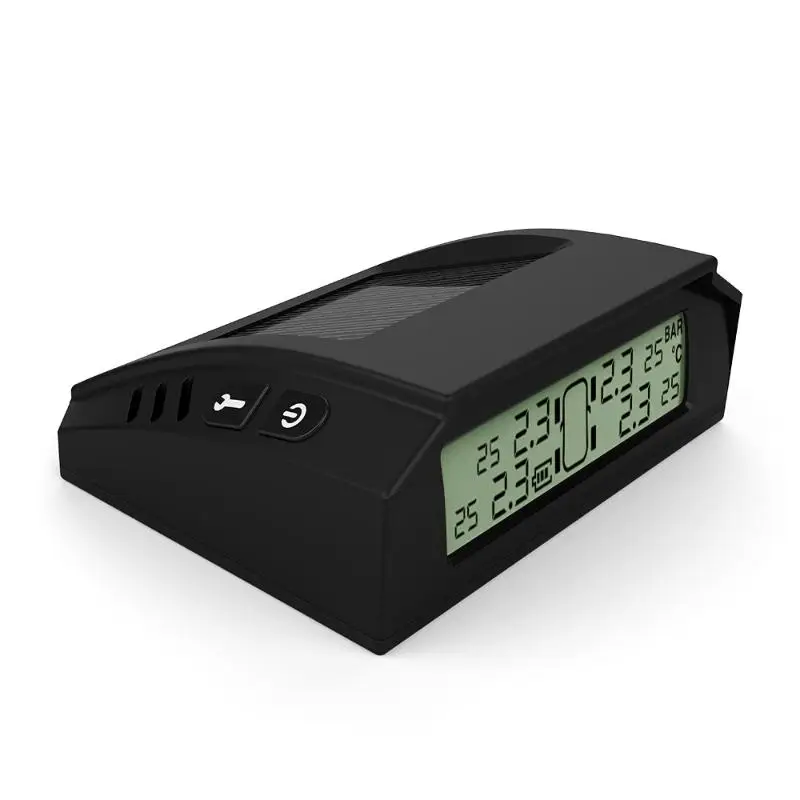 CARCHET Car Auto TPMS Tire Pressure Monitoring System Wireless 4 Sensors Solar Energy