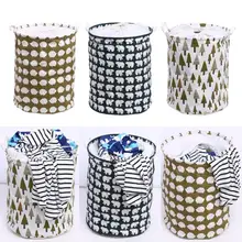 Bathroom Laundry Baskets Promotion For Promotional Linen Storage Box Household Organizer Bin Basket Laundry Container Foldable Bathroom China