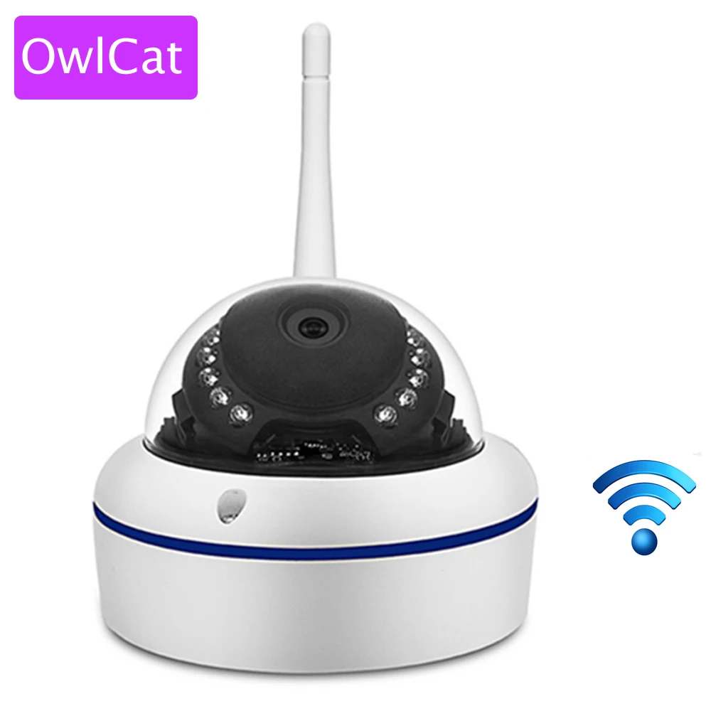 OWLCAT Home Smart Dome IP Camera Wifi HD 1080P Wireless CCTV P2P Android IOS IR Video Network IP Security Cam OWLCAT Home Smart Dome IP Camera Wifi HD 1080P Wireless CCTV P2P Android IOS IR Video Network IP Security Cam