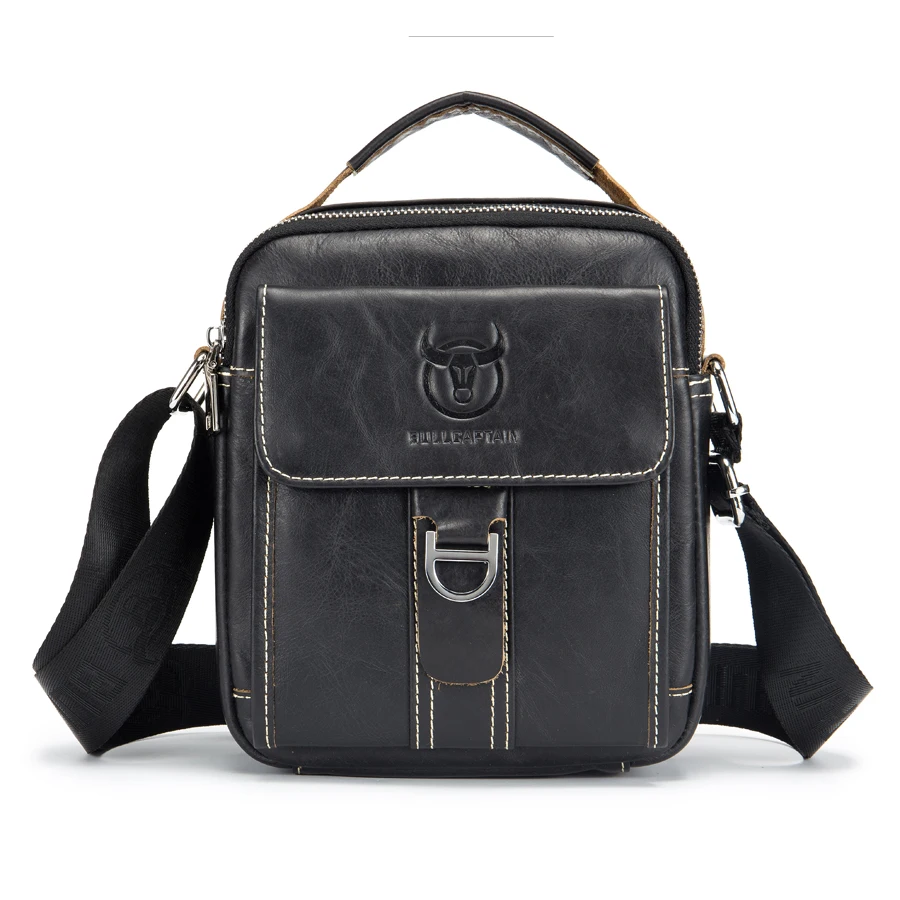 Brand Genuine Leather Casual Small Handbag Men's Cross Body Shoulder Bag Male Cowhide Messenger Bags Travel Flap Handle Pack brand genuine leather casual small cross body shoulder bag men s messenger bags male cowhide handle pack handbaf for ipad mini