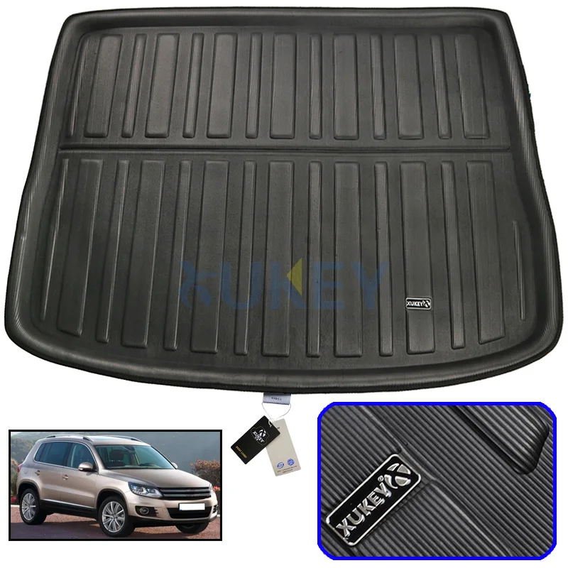 Грузовой Коврик для VW Volkswagen Tiguan 2007 2016 подкладка заднего багажника протектор пола