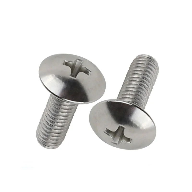 M4 304 Stainless Steel Phillips Drywall Screw Truss screws Mushroom head Machine screws in