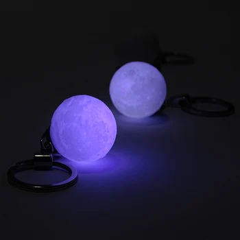 

3D Printing Night Light Keychain Moonlight LED Magical Lamp Lighting Decoration Gift UD88