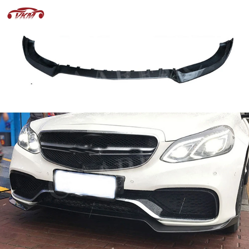 Передний спойлер для бампера Benz W212 E260 E300 E400 E63 AMG 2014 2015 2016 защита подбородка из