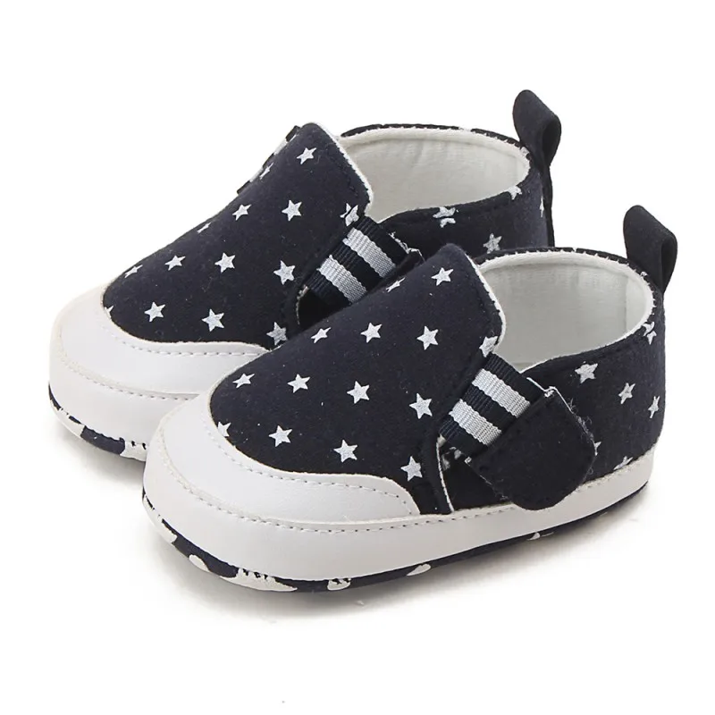 

Toddler Infant Baby Shoes Sole Month baby Star Boy Crib Shoes Canvas Sneaker for Girl Boy Casual Soft Baby 0-18 Pattern