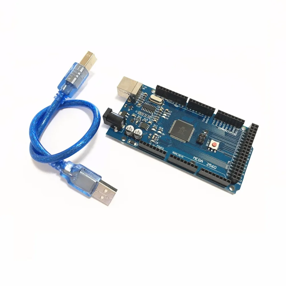 

MEGA2560 R3 improved version CH340G with data cable R3 REV3 ATmega2560-16AU CH340G Board ON USB Cable compatible for arduino