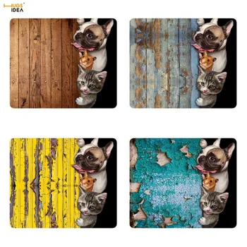 

HUGSIDEA 3D French Bulldog Printed Placemats Cute Animal Design Non-slip Kitchen Table Mats Heat Insulation Bowls Coasters Pads