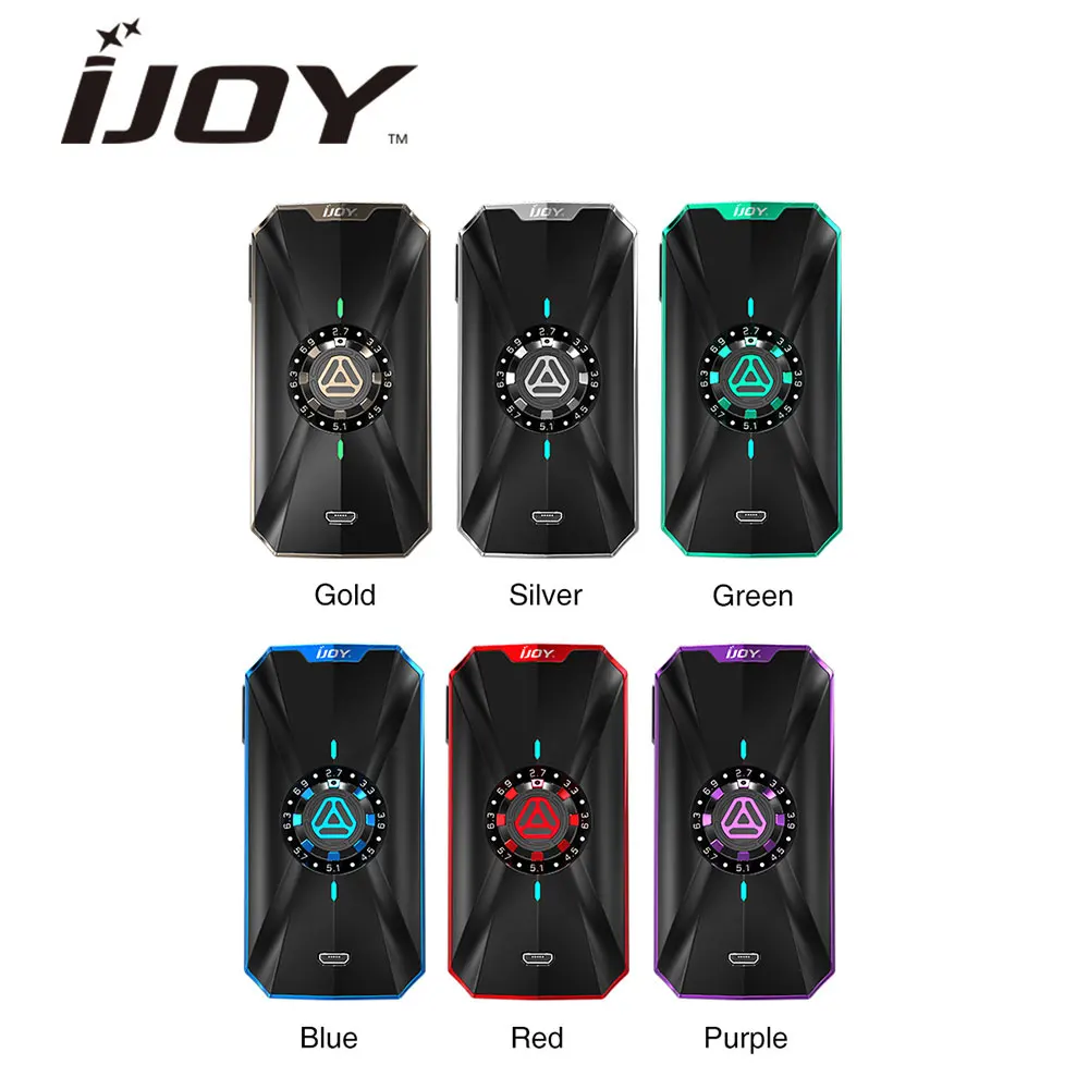 

IJOY ZENITH 3 Box Mod 360W Powered by Dual 20700/18650 Cells IWEPAL Chipset for Atomizer Tank E-cig Vape VS Avanger Battery MOD