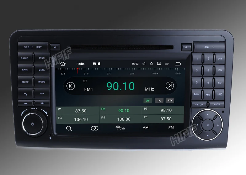 Excellent HIFIF 7" Quad Core 2GB RAM Android 7.11 Car DVD Radio For Mercedes/Benz ML GL Class W164 ML300 ML350 ML450 ML500 2005-2012 Navi 3
