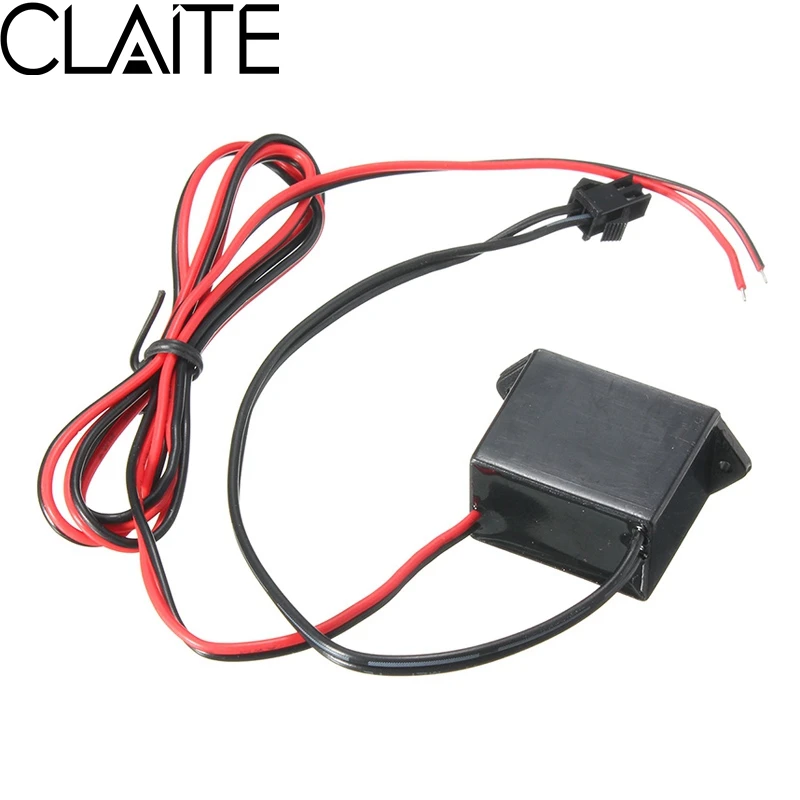 CLAITE El провод DC 12V контроллер привода для 1 10M EL Мягкая трубка провосветодиодный