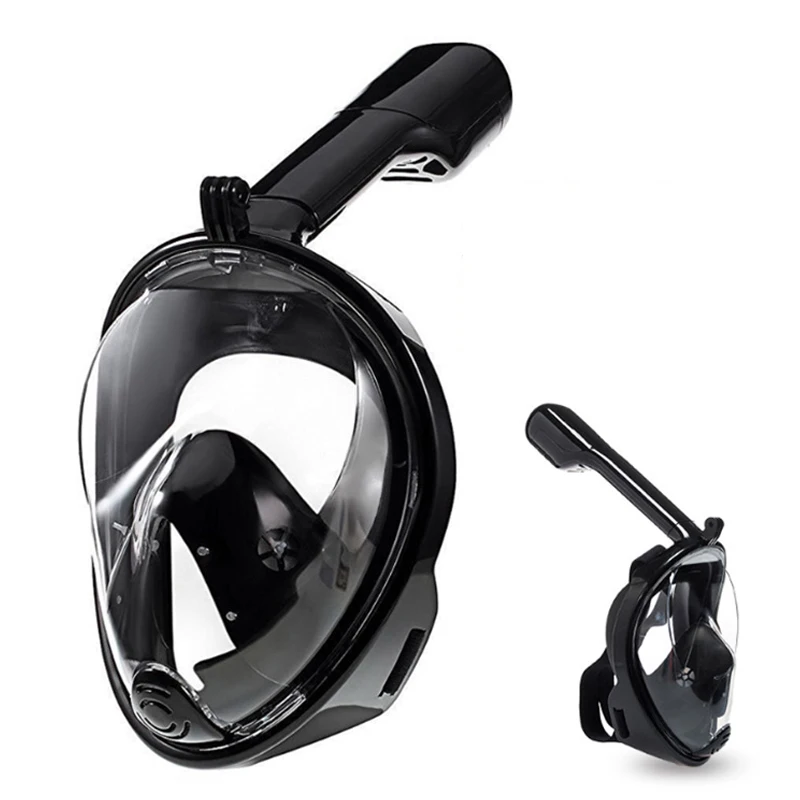 Underwater Scuba Anti Fog Full hero 7 Face Mask Snorkeling Respiratory waterproof masks For Gopro 6 Xiaomi Yi 4k Accessory | Электроника