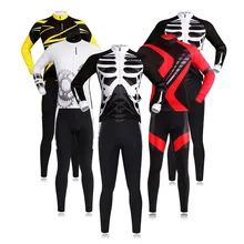 Комплект для велоспорта для мужчин и женщин, велосипедная одежда с длинным рукавом, Джерси с гелевой подкладкой, одежда conjunto ciclismo ropa ciclismo MTB, комплект для велоспорта