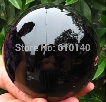 

AAAAA+++++ Hot Sell Natural Obsidian Crystal Sphere Healing100mm