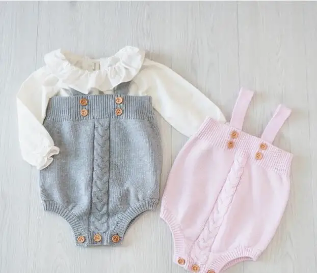 Roupas do Bebê Roupas de Bebê Macacão sem Mangas Macacão do Bebê Malha Recém-nascido Algodão Bebê Menina Meninos Infantil 100% 6 Mamãe e Bebê