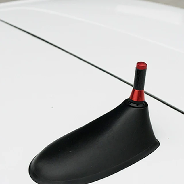 Universal 3.5cm Auto FM Short Roof Antenna Small Car Radio Air Carbon