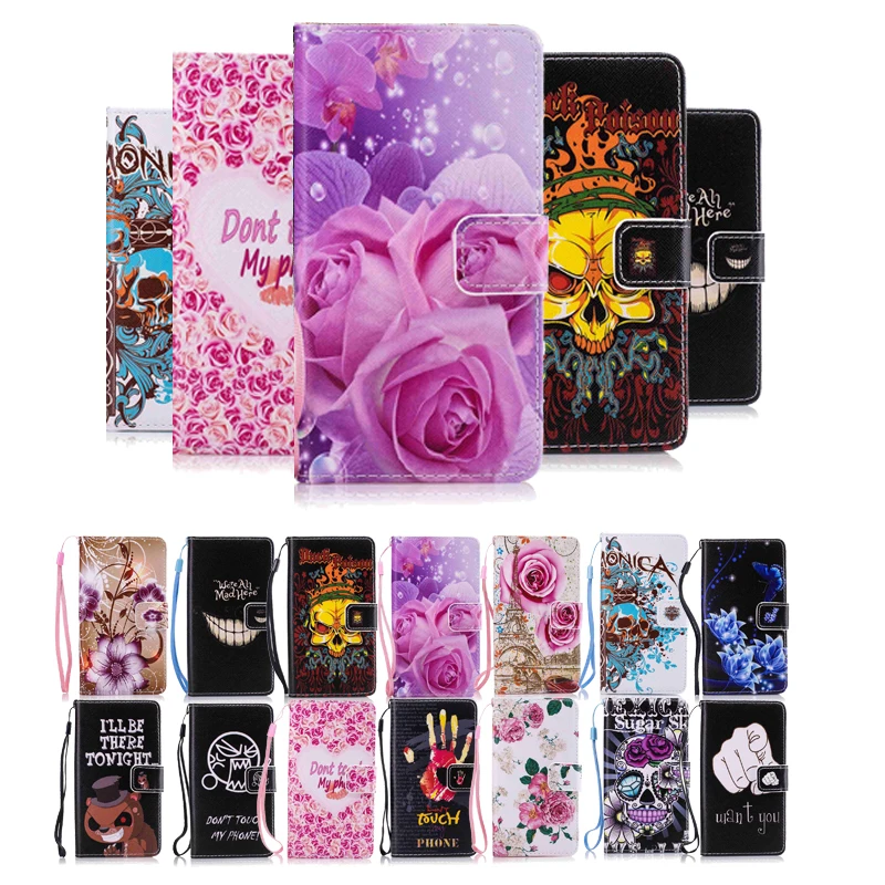 Модный кожаный чехол книжка для Samsung Galaxy S3 S4 S5 S6 S7 Edge S8 Plus A3 A5 J1 J5 2016 2017