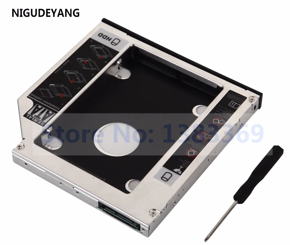 NIGUDEYANG 2nd жесткий диск HDD Caddy адаптер для ноутбука Asus G75VX-RH71 G75VX-QH72 G75vw-ds72