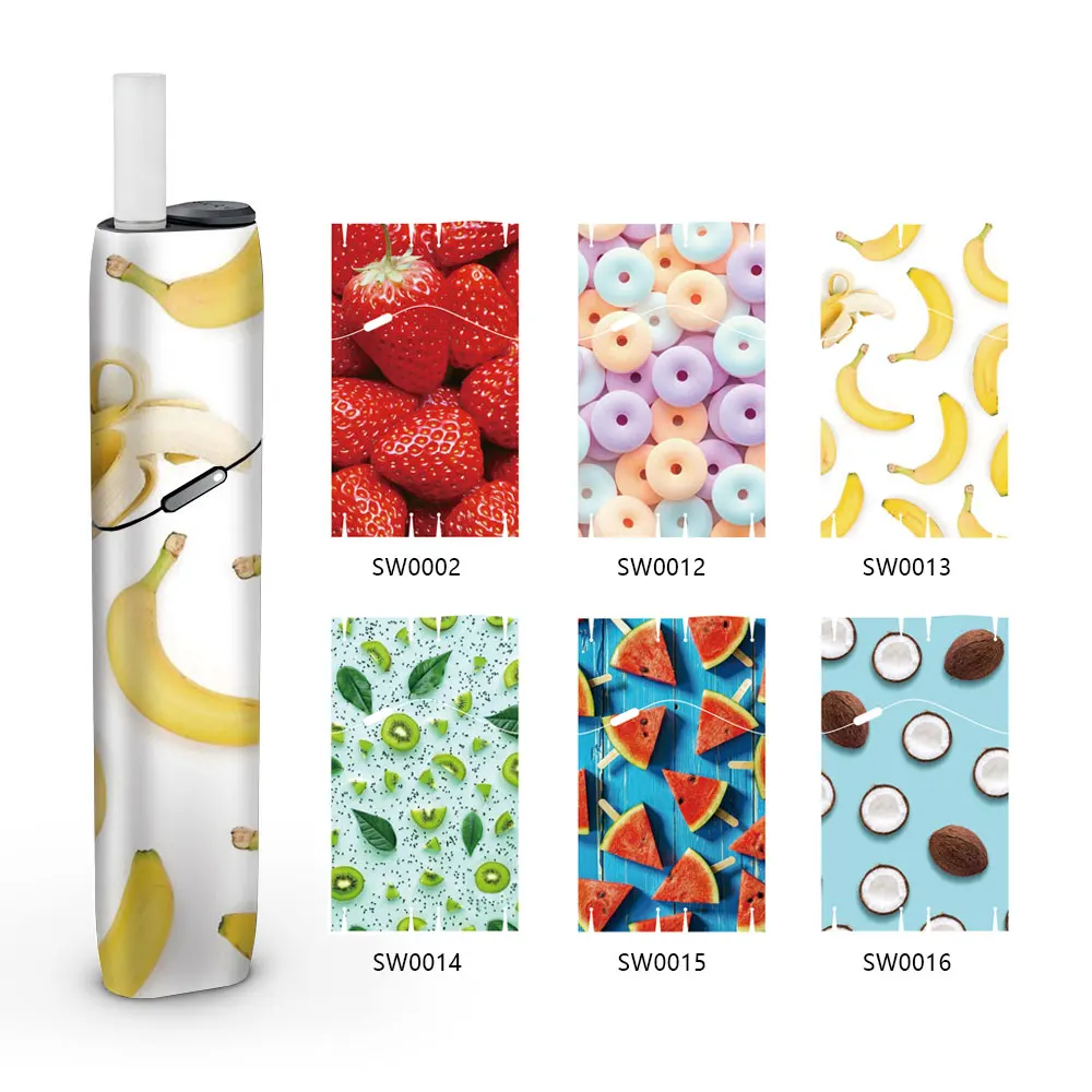 

SHIODOKI IQOS3 MULTI Skin Decal for MULTI 2.5D Three Dimensional Touch Sticker-Food 01