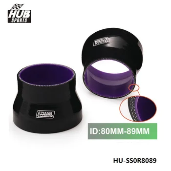 

3.15"-3.5" 80mm-89mm 4-PLY STRAIGHT TURBO/INTAKE PIPING SILICONE COUPLER REDUCER HOSE BLACK For Toyota Altezza HU-SS0R8089