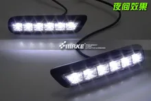 Free shipping !! LED DRL led daytime running light for MITSUBISHI OUTLANDER SPORT RVR ASX 2010-2012 2pcs dar for Mitsubishi ASX