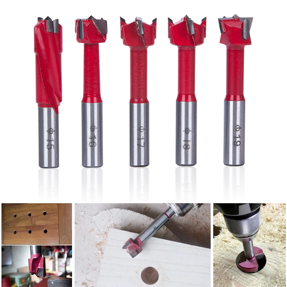 Buy Hakkin 5Pcs Sharp Hinge Boring Drill Bit Set