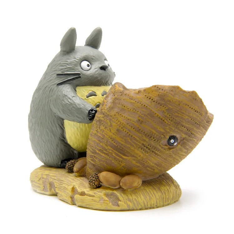 

Hot Cartoon Anime 8CM My Neighbor Totoro With Flower Pot Action Figure Models Doll Kid Toys Gift Brinquedos AFD0279