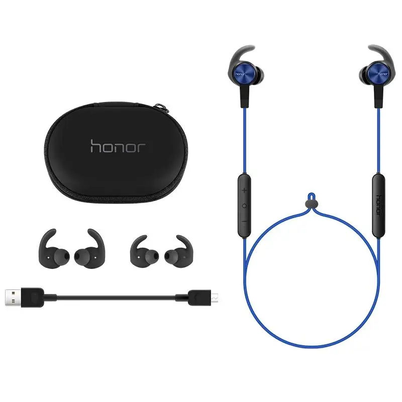 huawei Honor xSport Bluetooth гарнитура AM61 IPX5 Водонепроницаемый BT4.1 Музыкальный Микрофон управление беспроводные наушники для Android IOS