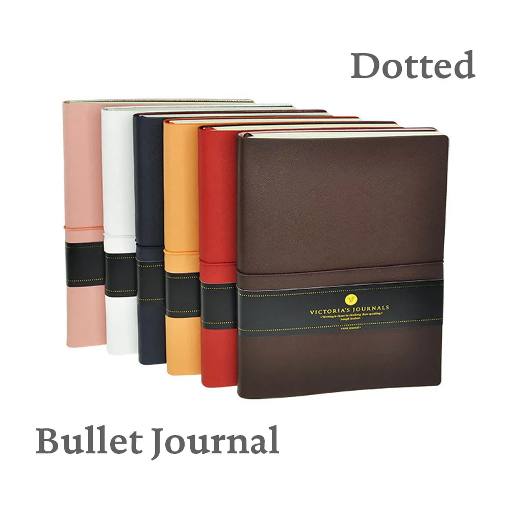 Dotted Smyth Bullet Journal Notebook Caderno Pontilhado Cuadernos y Libretas Stippen Notitieboek Notepad Travel Undated Diary