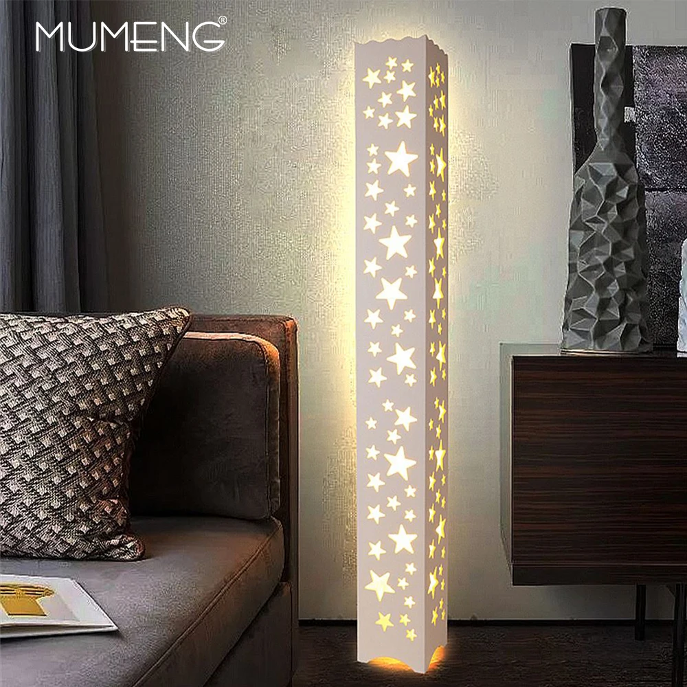 

Modern minimalist star pattern led floor lamp 165-240V 18W decorative lights for bedroom/bedside/living room/study room