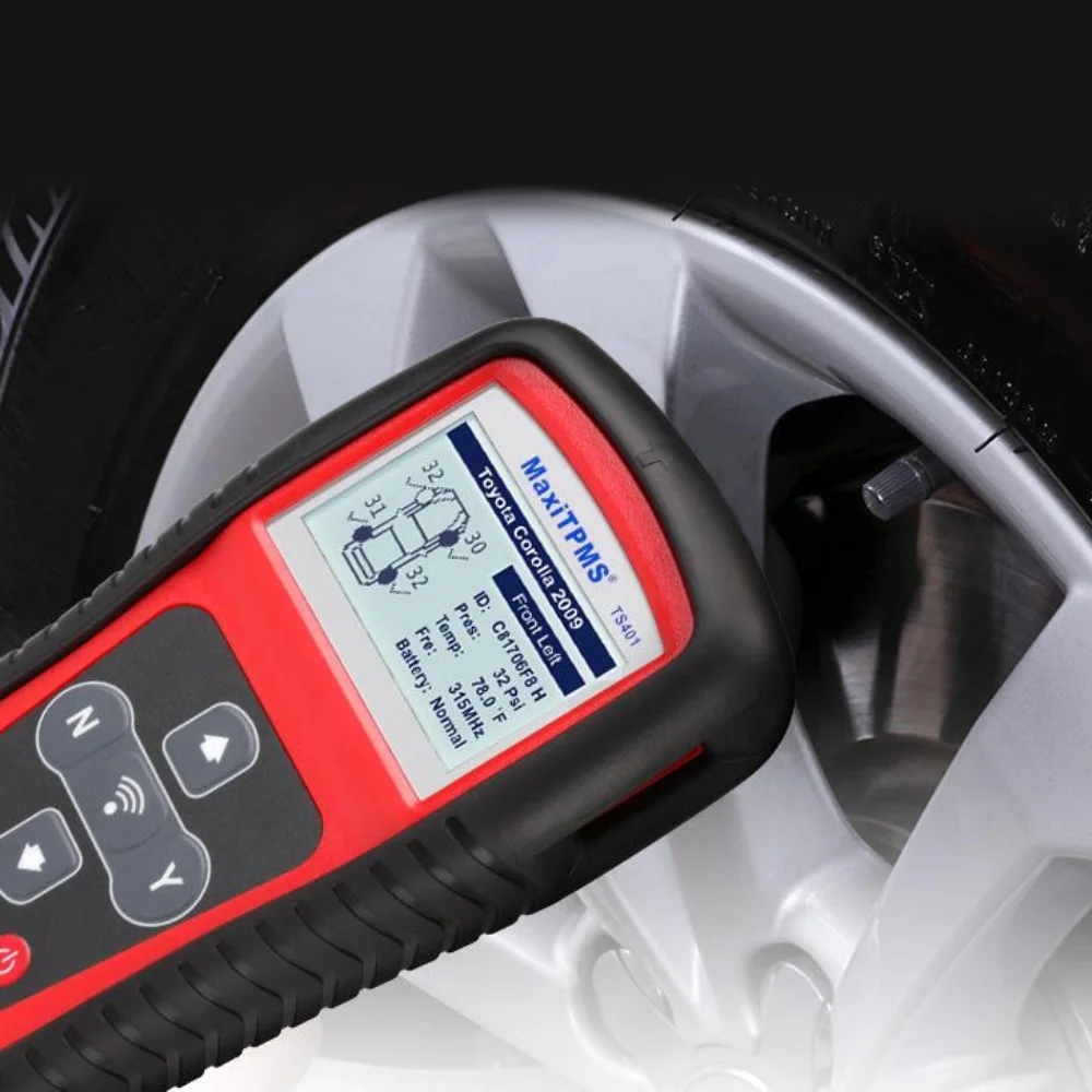 AUTEL MaxiTPMS TS401 TPMS OBD2 автомобильный Программируемый датчик шин активатор декодер