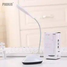 Гибкий складной портативный светодиодный настольный светильник для детей, защита глаз, для студентов, для учебы, чтения, светодиодный Настольный светильник