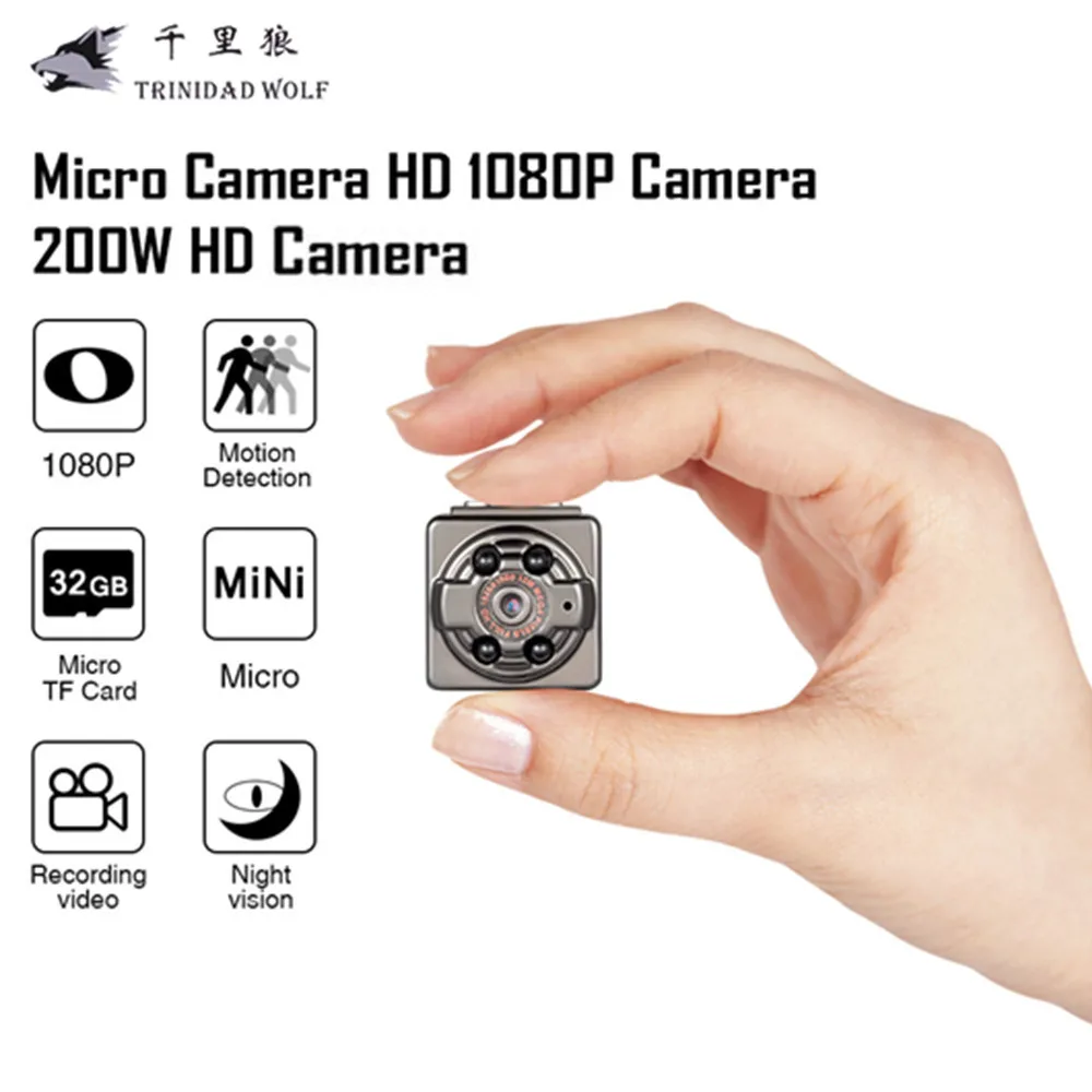 bilder für TRINIDAD WOLF SQ8 Mini Kamera Full HD 1080 P Voice Recorder Infrarot-nachtsicht Bewegungssensor DV Digital Kleine Video Camcorder bilder für TRINIDAD WOLF SQ8 Mini Kamera Full HD 1080 P Voice Recorder Infrarot-nachtsicht Bewegungssensor DV Digital Kleine Video Camcorder