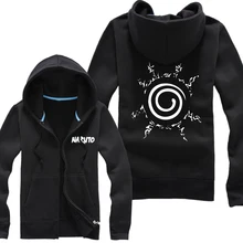 Наруто худи с лисой Куртка Пуловер кардиган на молнии Толстовка косплейная Толстовка