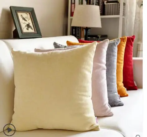 

30x50/45x45/50x50/60x60cm solid color cushion cover pillowcase sofa decorative back cushion case for backrest home decor