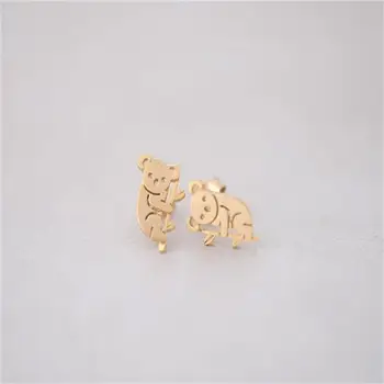 

Fashion koala stud earrings, lovely animal koala stud earrings for women