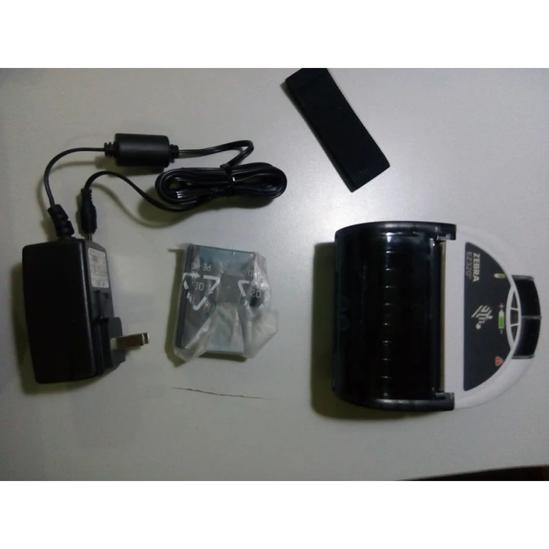 Zebra Ez320 Mobile Bar Code Printer Bluetooth 80 Mm Protable Thermal Label Printer Zebra Mini Printer Penerimaan - Zebra mobile label printer