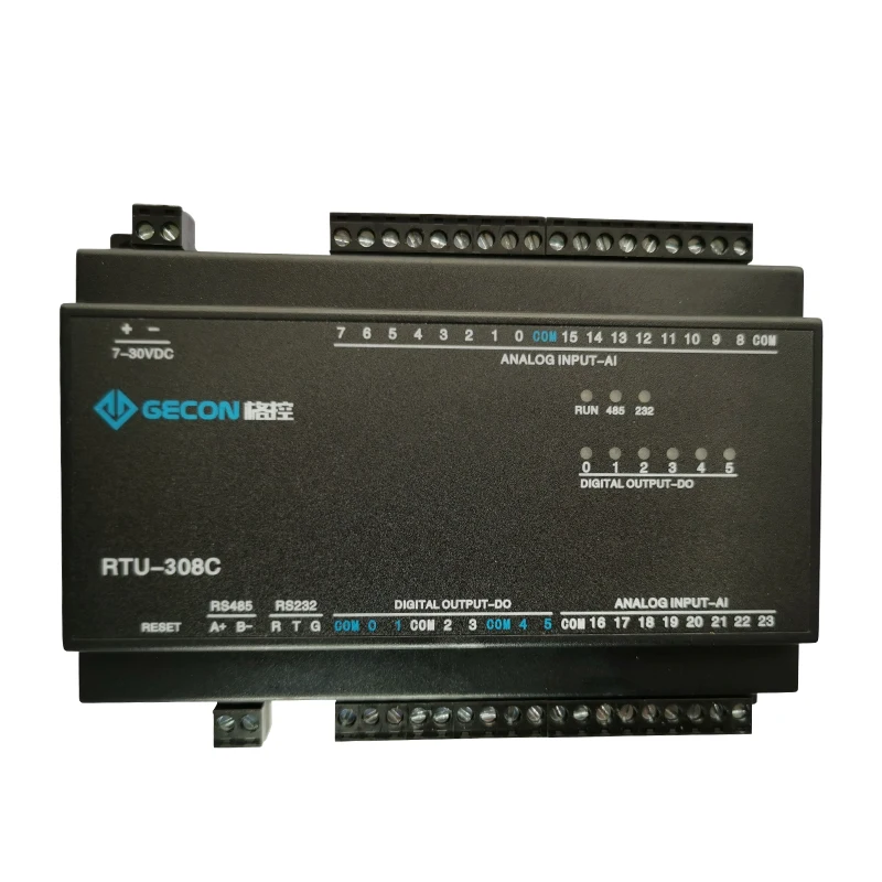 Протокол Modbus RTU RS485 232 интерфейс 24 канальный аналоговый набор количества 6 модуль