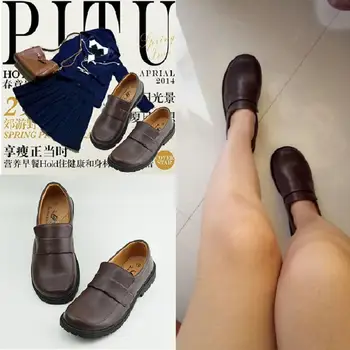 

High-Q Unisex Female Lolita Shoes Girls Girls Lady Anime Student Uniform Shoes Student Women Maid Cos Casual Daily Shoes