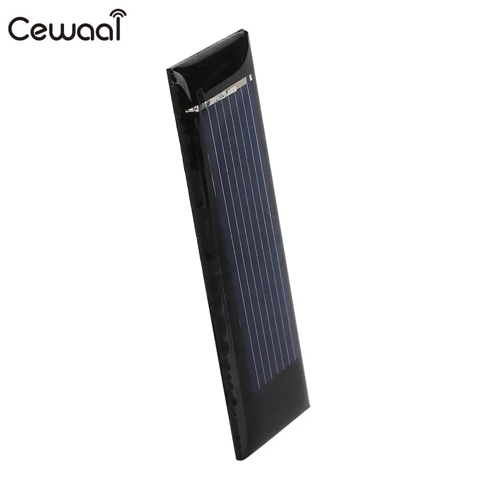 

Cewaal Solar Cell 0.5V 130MA 0.065W Polysilicon 2pcs Outdoor Garden Light DIY Solar Panel