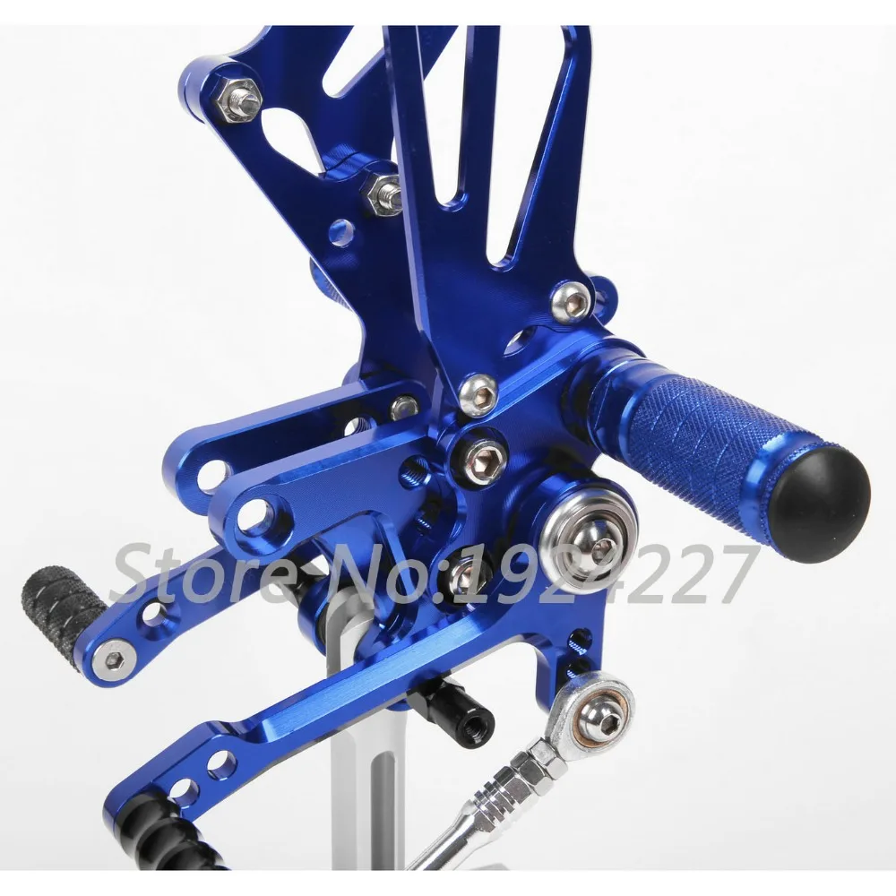 ЧПУ Rearset подножки для Suzuki GSXR750 1996-2005 GSXR 750 подножек задний тормоз переключения набор 1997 1998 1999 2000 2001 2002 2003 2004