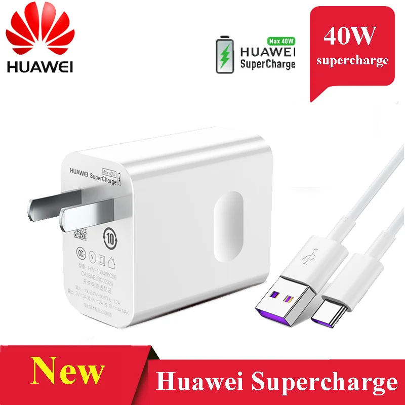 

Original HUAWEI Super Charge 40W Quick Charger 10V/4A 9V/2A 5V/2A Apply to Mate20 Pro X RS Mate10 P20 P10 Mate10 Magic 2 Charger