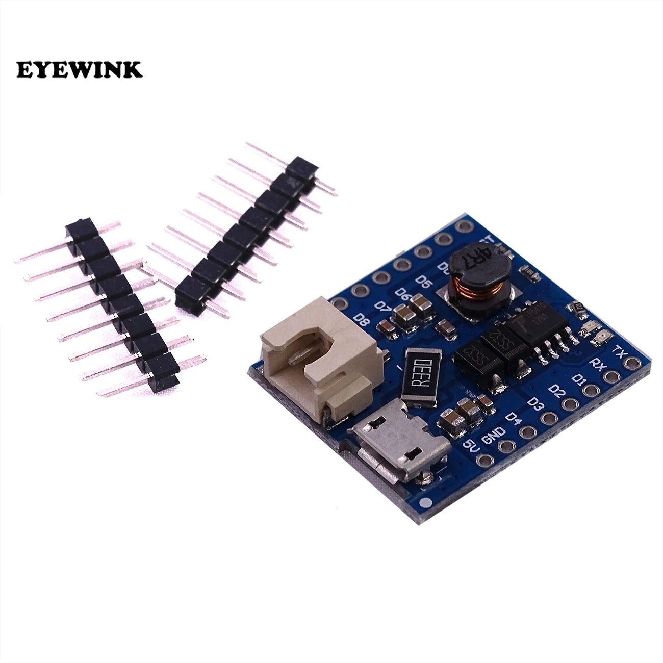 D1 Mini Battery Shield Lithium Battery Charging Boost with LED Light Module Mini Micro USB Interface for D1 Mini