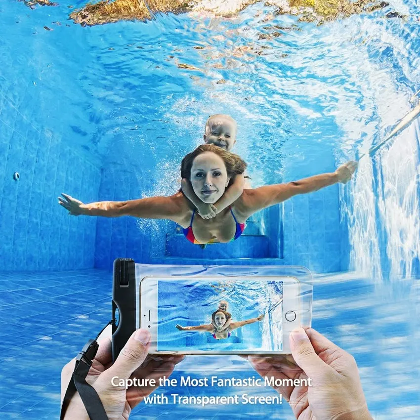 6 &quotПодводная Водонепроницаемая сумка для samsung huawei Xiaomi iPhone 8 7 S Plus XR XS MAX X Swiming
