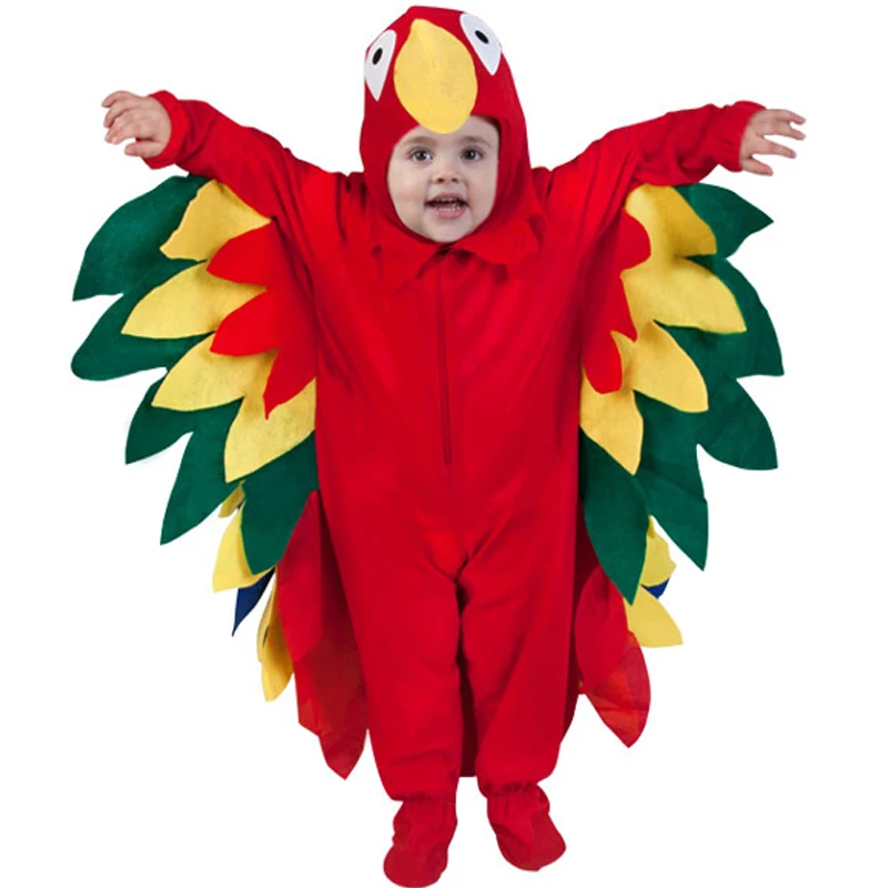 Baby Parrot Costume Kids' Birds Fun Costume Baby Animal Costume Baby Halloween Party Costume